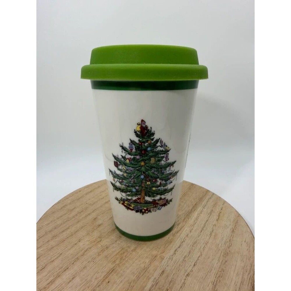 Spode Christmas Tree Travel Mug New